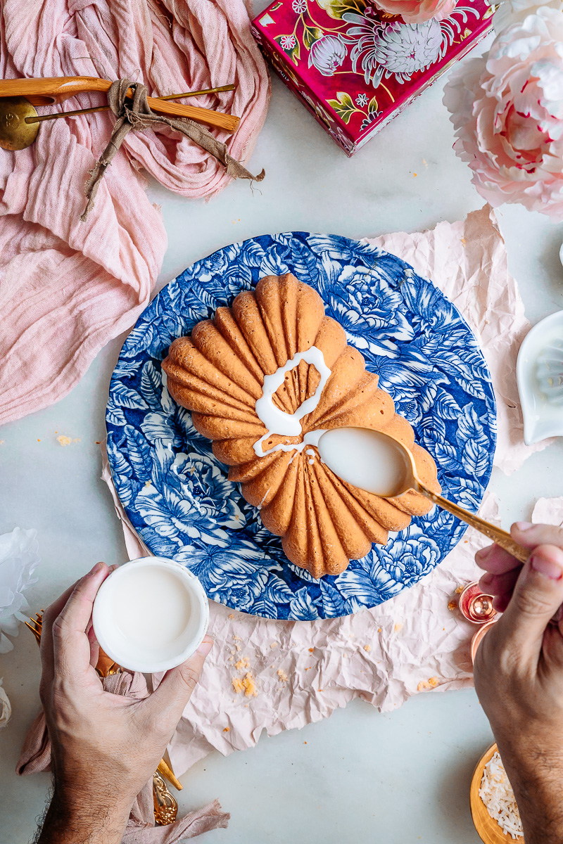 Coconut bundt cake with lime glaze recipe